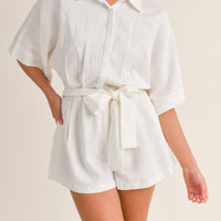 Shirts Button Down Romper