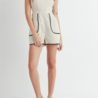 Lovely Lace Scallop Detail Romper