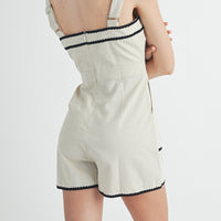 Lovely Lace Scallop Detail Romper