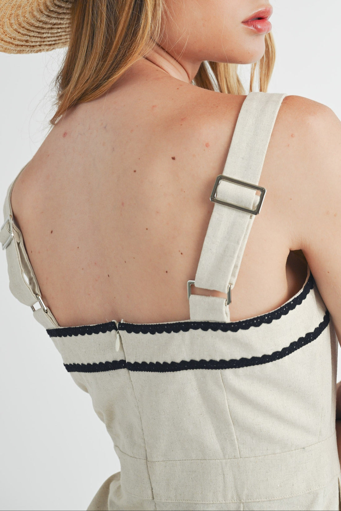 Lovely Lace Scallop Detail Romper