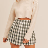 Basic Ribbed Crop Sweater