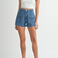 Halter Neck Contrast Knit Crop Top