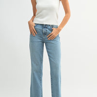 Ribbed Knit High Neck Sleeveless Top