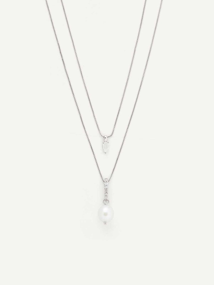 Elisajewels Alaia Layered Pendant Necklace
