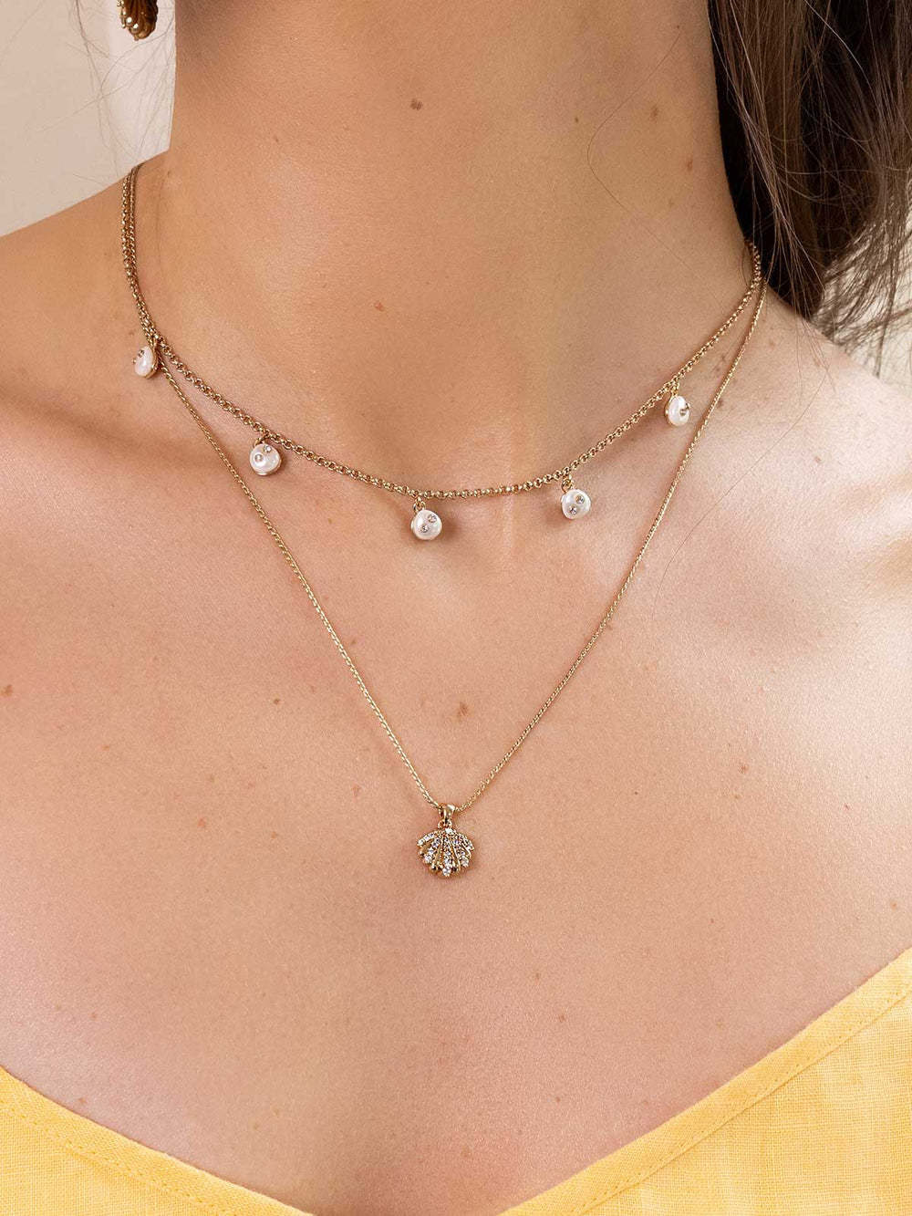 Elisajewels Kaia and Marella Shell Necklaces