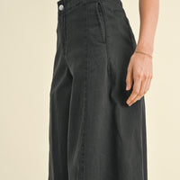 Stretched Wide Leg Premium Pants
