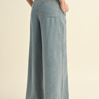 Denim Wide Leg Pants