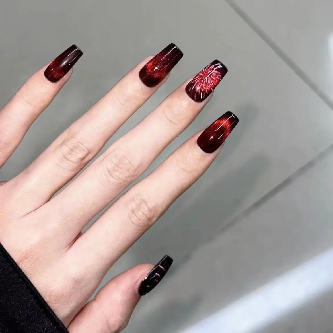 Amadela Romantic Fireworks Cat Eye Nails - Image 2