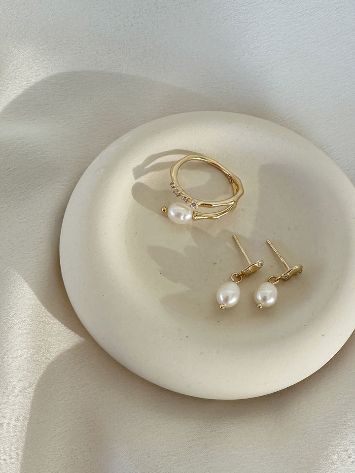 Elisajewels Daphne Earrings & Jodie Ring (Demi-Fine)