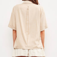 Blazer Style Collar Top