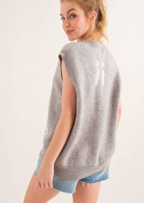Smile For Me Knit Vest