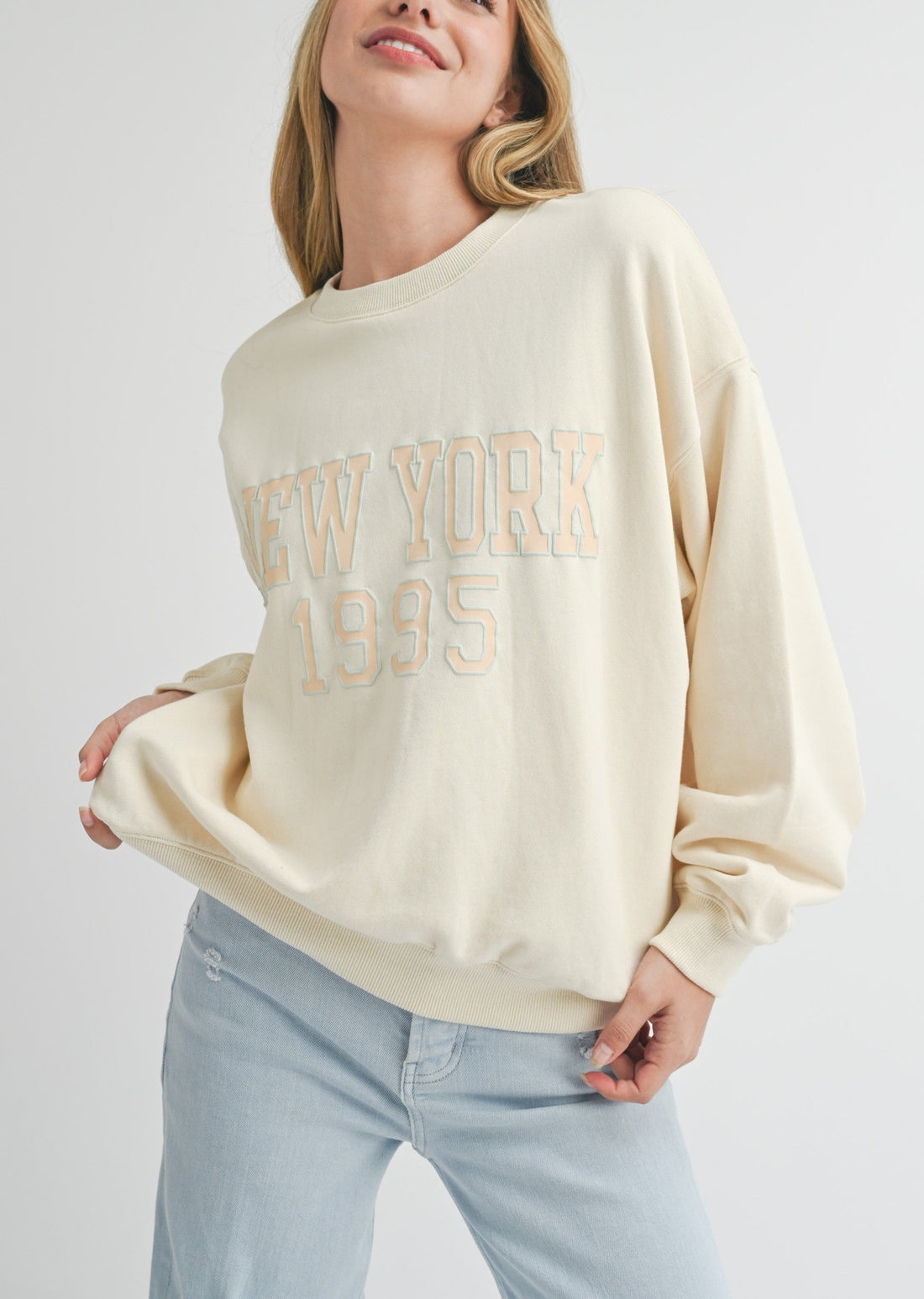 New York Ivory Sweatshirt