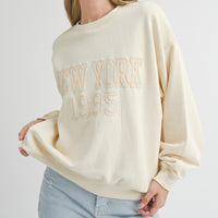 New York Ivory Sweatshirt