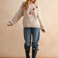 Sweet Cherry Pop Knit