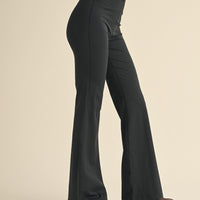 Ruched Waist Flare Leggings