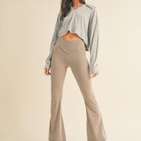 Crossover Flare Leggings