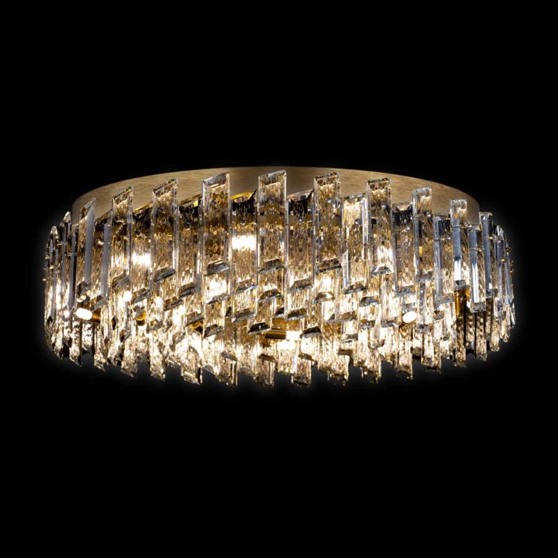 Arcadia - Lampada da soffitto a 27 luci oro