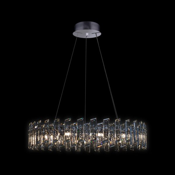 Arcadia - Sospensione a 12 luci cromo