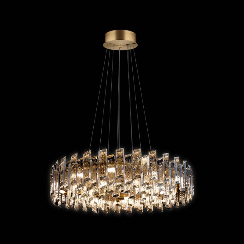 Arcadia - Sospensione a 27 luci oro