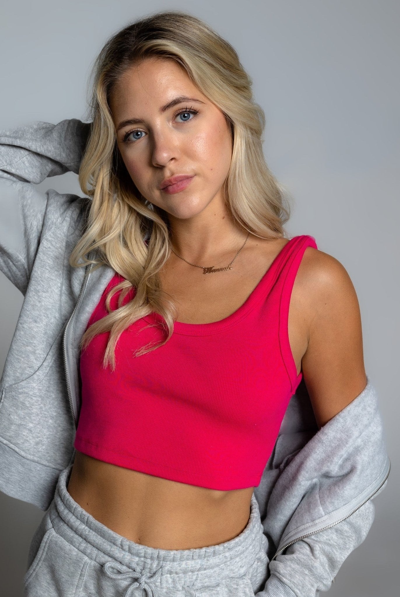 AT LEISURE CROP RIB TANK - Ecozini