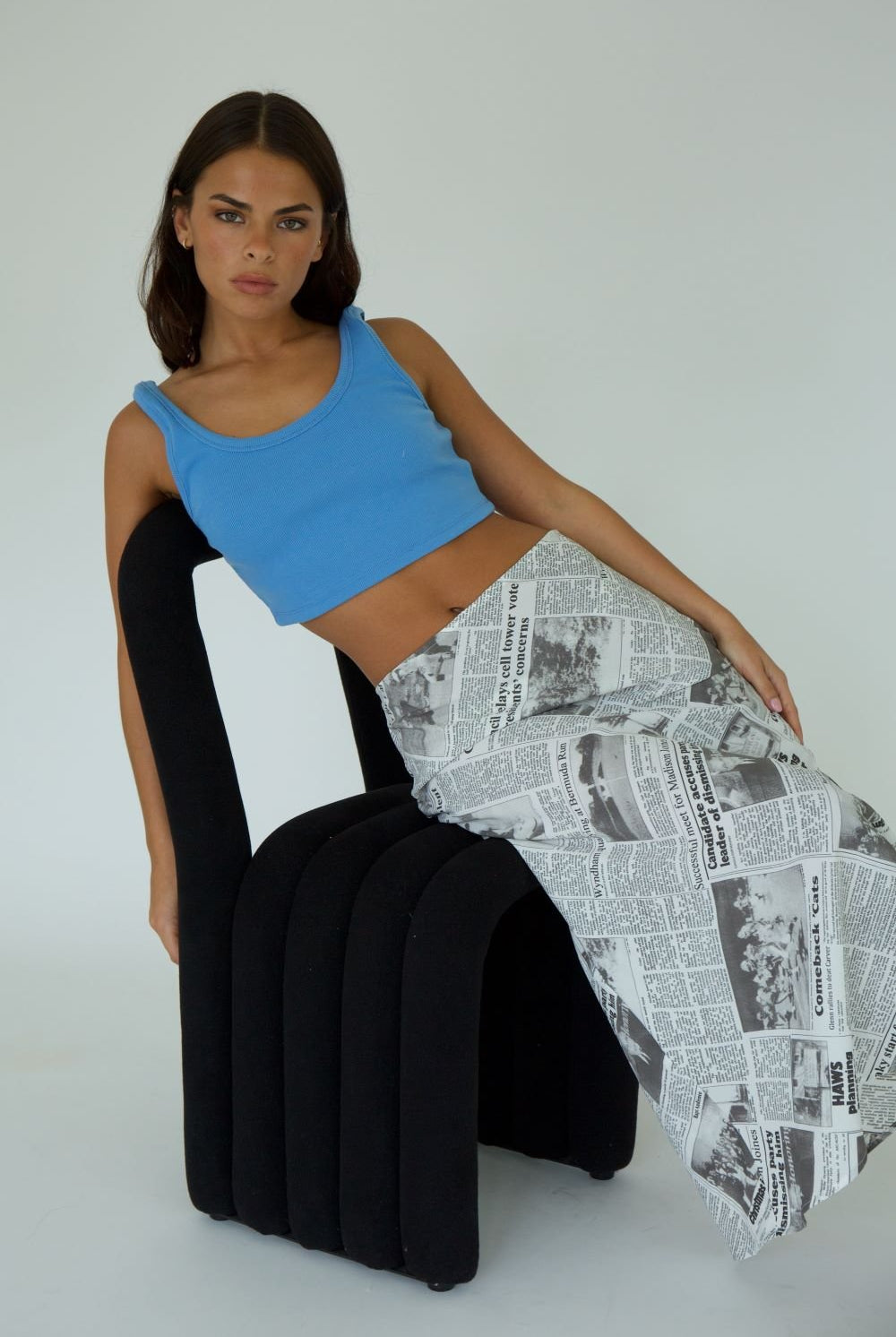 AT LEISURE CROP RIB TANK - Ecozini