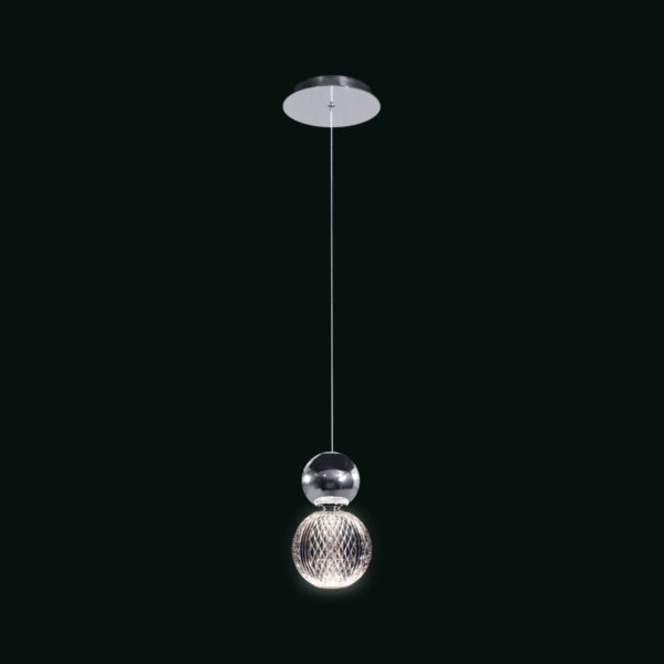 Brillante - Sospensione 1 luce cromo