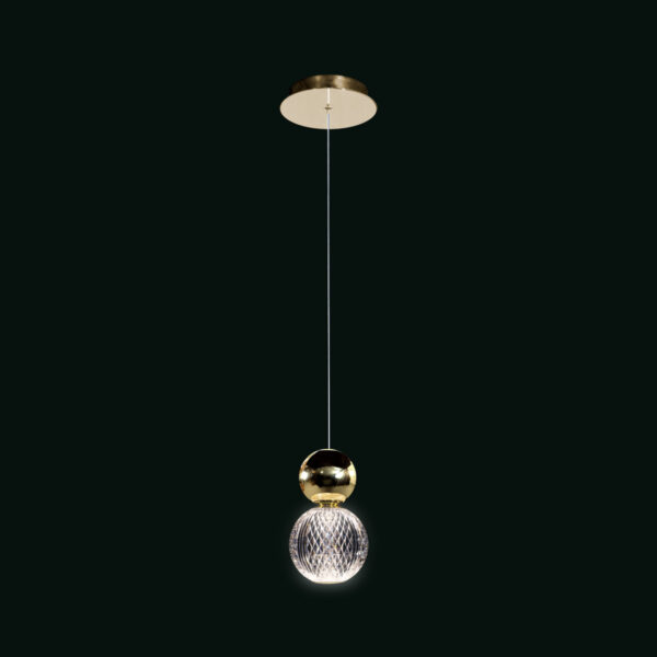 Brillante - Sospensione 1 luce oro