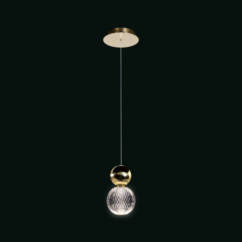 Brillante - Sospensione 1 luce oro