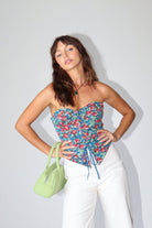 CATALINA LACE UP CORSET TOP - Ecozini