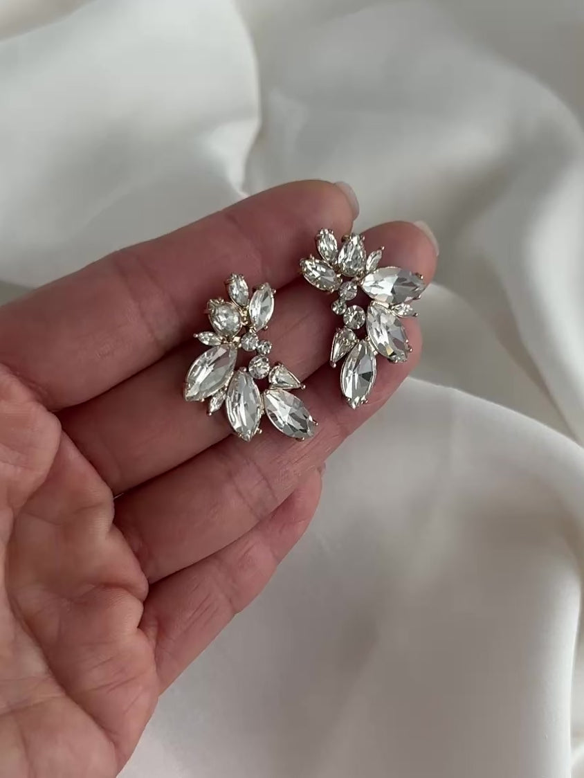 Elisajewels Porter Cluster Stud Earrings
