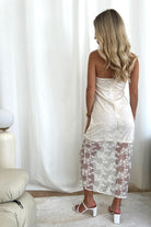 EDIN LACE MIDI DRESS - Ecozini