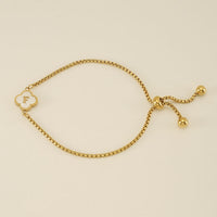 Clover Initial Bracelets