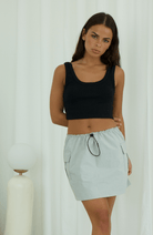 FREYA PARACHUTE CARGO MINI SKIRT - Ecozini
