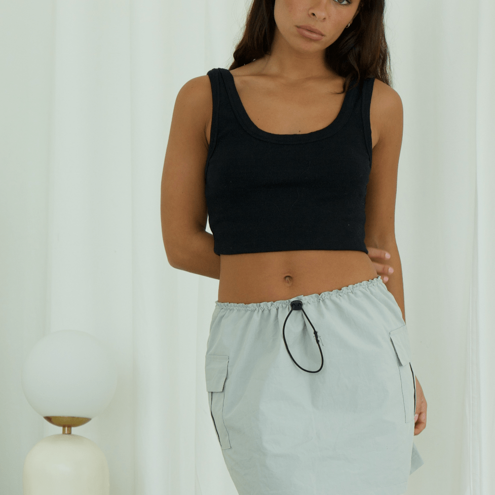 FREYA PARACHUTE CARGO MINI SKIRT - Ecozini