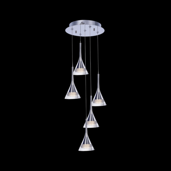 Gioiello - Sospensione a 5 luci - 5A
