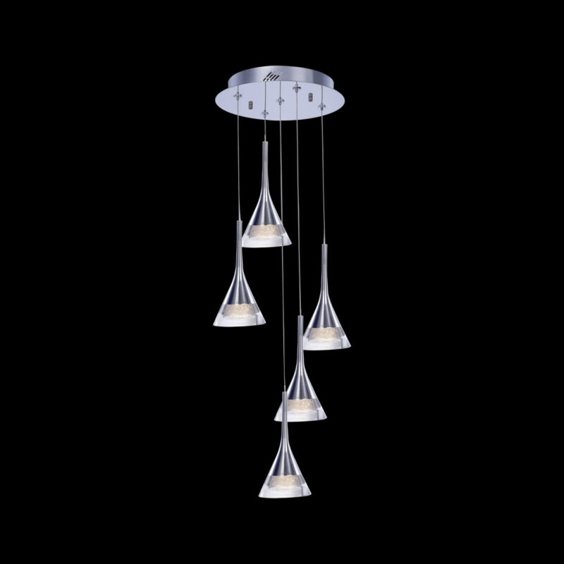 Gioiello - Sospensione a 5 luci - 5A
