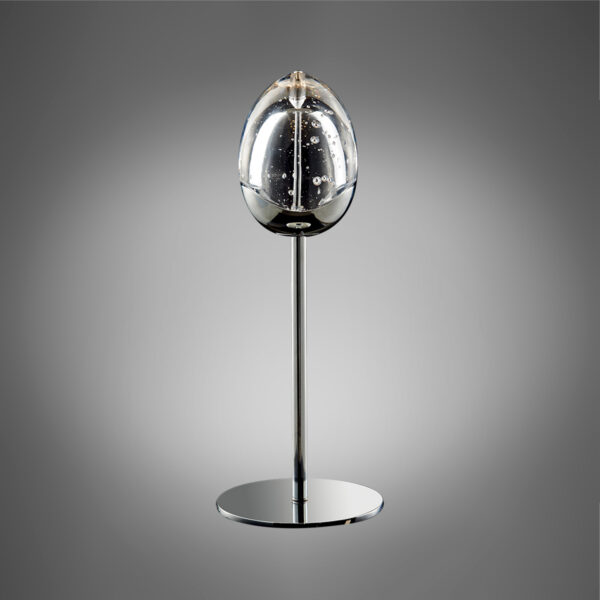 Golden Egg - Lampada da tavolo cromo