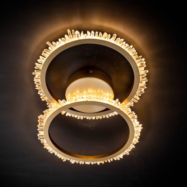 Halo- Lampada da parete o soffitto oro