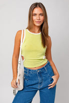 IZZY CONTRAST TANK - Ecozini