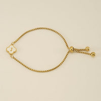 Clover Initial Bracelets