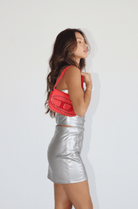 KYLIE METALLIC MINI SKIRT - Ecozini