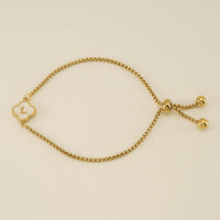 Clover Initial Bracelets