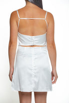 LAYLA SATIN MINI DRESS - Ecozini