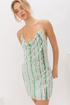 LEAH SEQUIN MINI DRESS - Ecozini