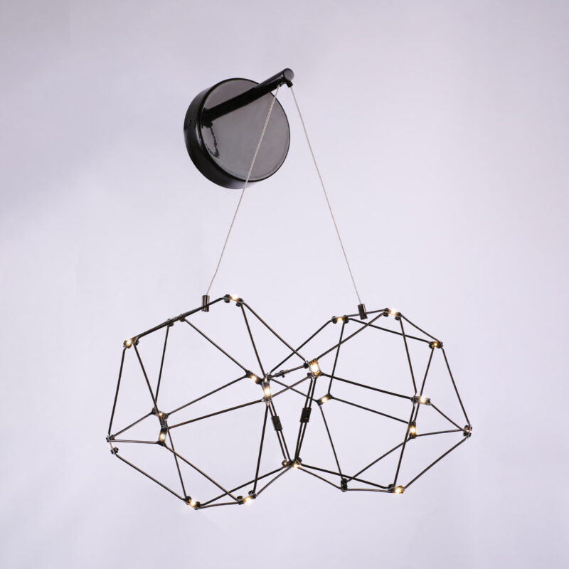 Lucciola - Lampada da parete nero
