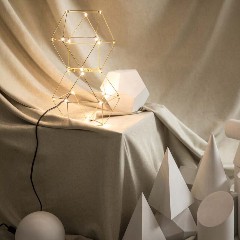 Lucciola - Lampada da tavolo oro