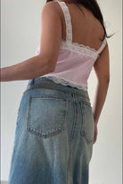 MALI LACE TRIM CAMI TOP - Ecozini