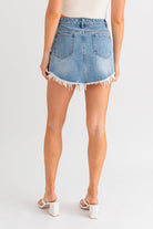 MARIN HIGH WAIST DENIM SKIRT - Ecozini