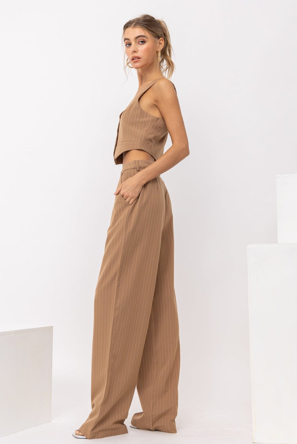 PENNY PINSTRIPE VEST - Ecozini