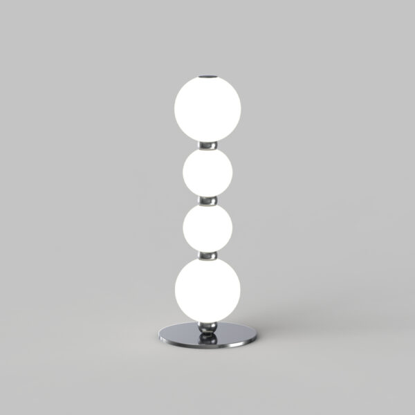 Perla - Lampada da tavolo cromo